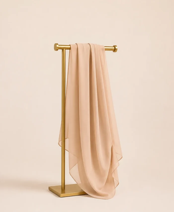 Skin Plain Georgette Stole